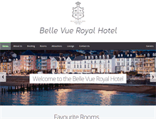 Tablet Screenshot of bellevueroyalhotel.co.uk